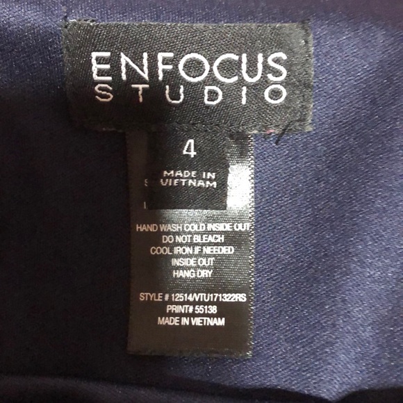 Blue and White Dress - Picture 3 of 3